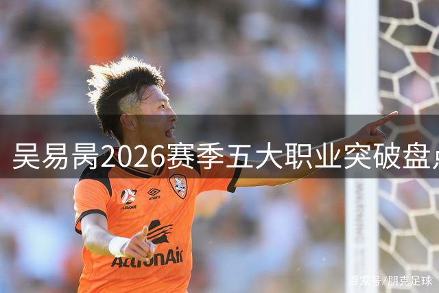 吴易昺2026赛季五大职业突破盘点